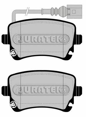 Juratek JCP1644 Brake Pad Set, disc brake JCP1644