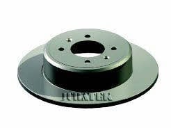 Juratek PEU103 Rear brake disc, non-ventilated PEU103