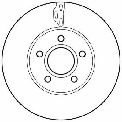 Jurid/Bendix 562752JC Front brake disc ventilated 562752JC