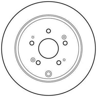 Jurid/Bendix 562795JC Rear brake disc, non-ventilated 562795JC