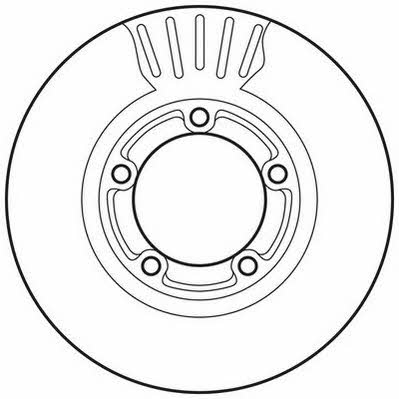 Jurid/Bendix 562800JC Front brake disc ventilated 562800JC