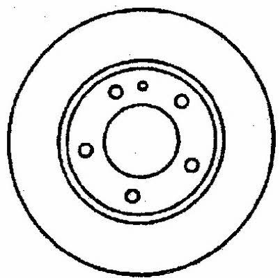 Jurid/Bendix 561176J Front brake disc ventilated 561176J