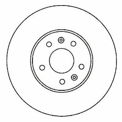 Jurid/Bendix 561181J Front brake disc ventilated 561181J