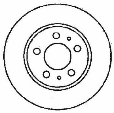 Jurid/Bendix 561185J Front brake disc ventilated 561185J