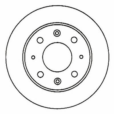 Jurid/Bendix 561229J Front brake disc ventilated 561229J