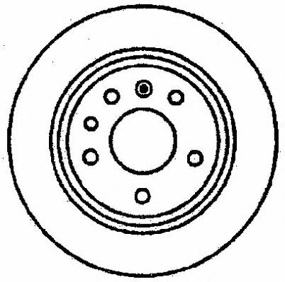 Jurid/Bendix 561289J Front brake disc ventilated 561289J