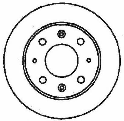 Jurid/Bendix 561338J Front brake disc ventilated 561338J