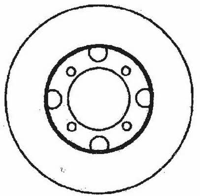 Jurid/Bendix 561397J Front brake disc ventilated 561397J