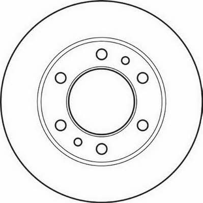 Jurid/Bendix 561444J Front brake disc ventilated 561444J