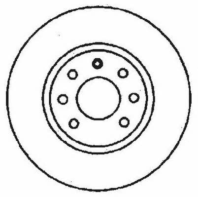 Jurid/Bendix 561446J Unventilated front brake disc 561446J