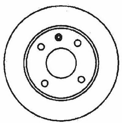 Jurid/Bendix 561448J Front brake disc ventilated 561448J