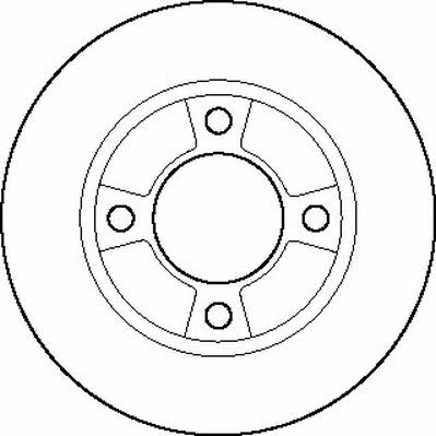 Jurid/Bendix 561449J Front brake disc ventilated 561449J