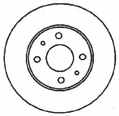 Jurid/Bendix 561486J Front brake disc ventilated 561486J