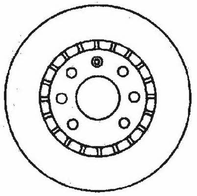 Jurid/Bendix 561488J Front brake disc ventilated 561488J