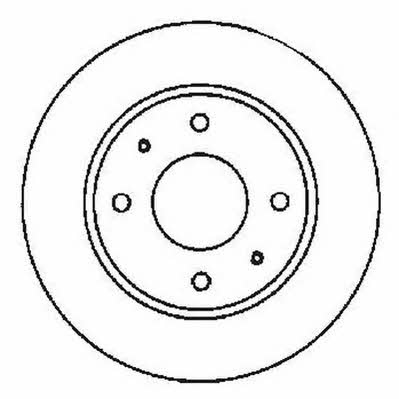 Jurid/Bendix 561592J Front brake disc ventilated 561592J
