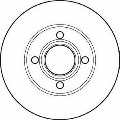Jurid/Bendix 561691J Front brake disc ventilated 561691J