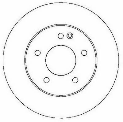 Jurid/Bendix 561696JC Unventilated front brake disc 561696JC