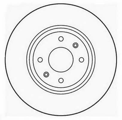 Jurid/Bendix 561705J Front vented brake disc 561705J 561705J Jurid/Bendix Front vented brake disc