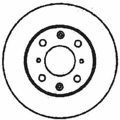Jurid/Bendix 561711J Front brake disc ventilated 561711J