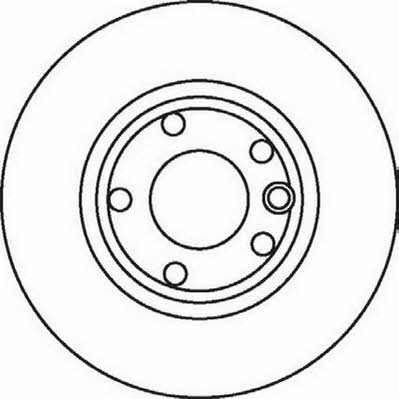 Jurid/Bendix 561857J Unventilated front brake disc 561857J