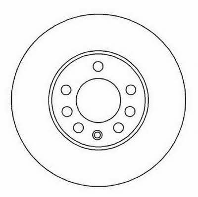 Jurid/Bendix 561960J Front brake disc ventilated 561960J