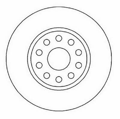 Jurid/Bendix 561987J Front brake disc ventilated 561987J