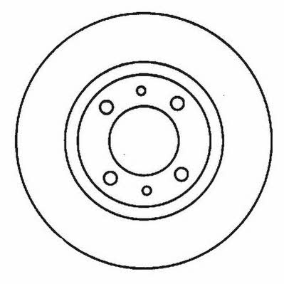 Jurid/Bendix 562011J Front brake disc ventilated 562011J
