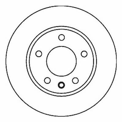 Jurid/Bendix 562040J Front brake disc ventilated 562040J