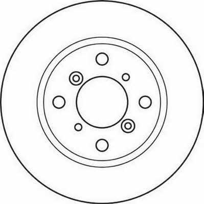 Jurid/Bendix 562117JC Front brake disc ventilated 562117JC