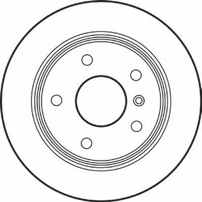 Jurid/Bendix 562149J Rear brake disc, non-ventilated 562149J