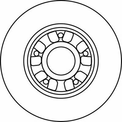 Jurid/Bendix 562211J Rear brake disc, non-ventilated 562211J