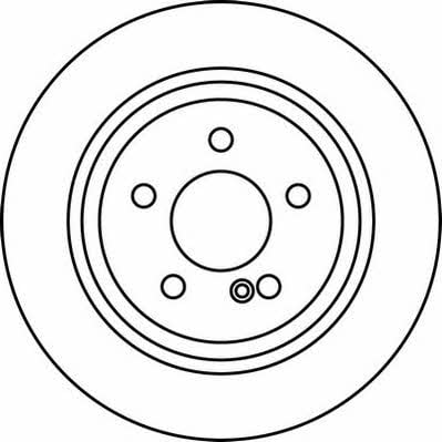 Jurid/Bendix 562213JC Rear brake disc, non-ventilated 562213JC