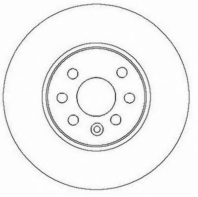 Jurid/Bendix 562278JC Front brake disc ventilated 562278JC