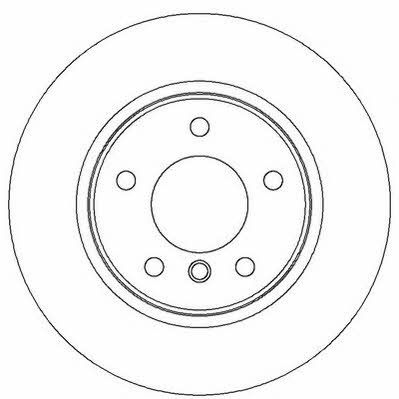 Jurid/Bendix 562310J Rear brake disc, non-ventilated 562310J