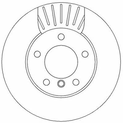 Jurid/Bendix 562313JC Front brake disc ventilated 562313JC