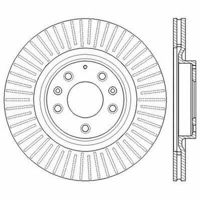 Jurid/Bendix 562562JC Front brake disc ventilated 562562JC