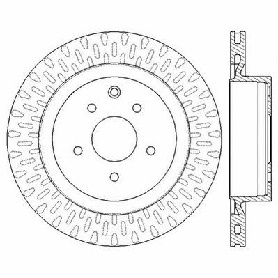 Jurid/Bendix 562577JC Rear ventilated brake disc 562577JC