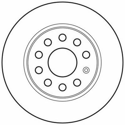 Jurid/Bendix 562614JC Rear brake disc, non-ventilated 562614JC
