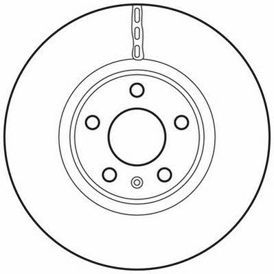 Jurid/Bendix 562615JC Front brake disc ventilated 562615JC