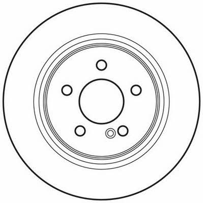 Jurid/Bendix 562620JC Rear brake disc, non-ventilated 562620JC
