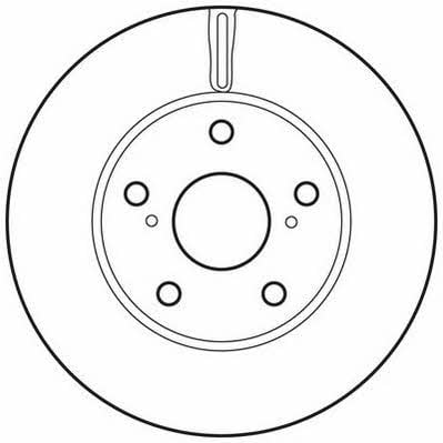 Jurid/Bendix 562623JC Front brake disc ventilated 562623JC