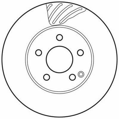 Jurid/Bendix 562627JC Front brake disc ventilated 562627JC