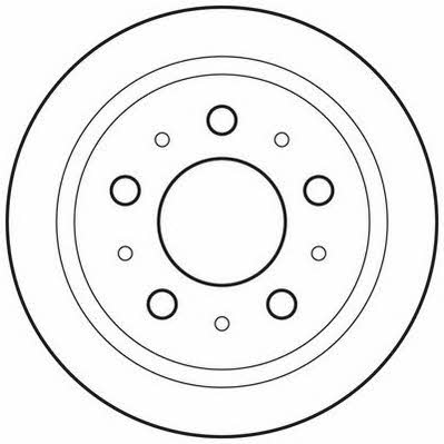 Jurid/Bendix 562629JC Rear brake disc, non-ventilated 562629JC