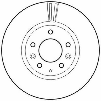 Jurid/Bendix 562633JC Front brake disc ventilated 562633JC