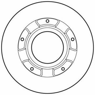 Jurid/Bendix 562638JC Rear brake disc, non-ventilated 562638JC