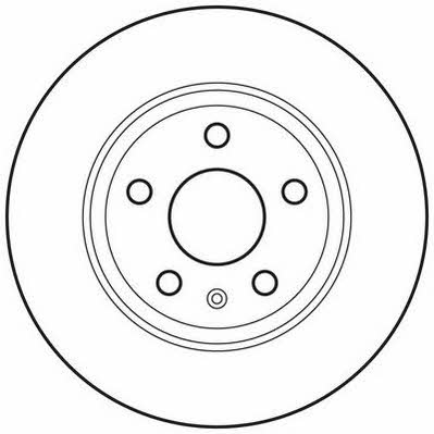 Jurid/Bendix 562676JC Rear brake disc, non-ventilated 562676JC