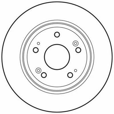 Jurid/Bendix 562687JC Rear brake disc, non-ventilated 562687JC