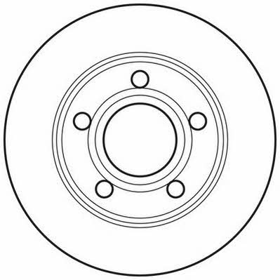 Jurid/Bendix 562690JC Rear brake disc, non-ventilated 562690JC