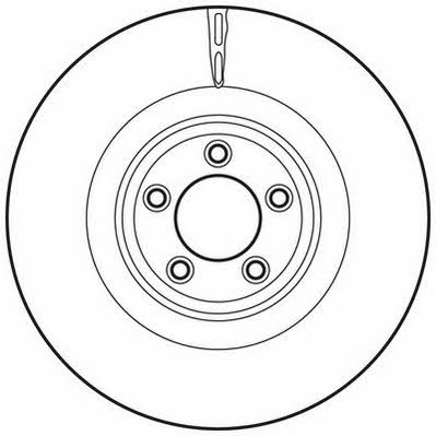 Jurid/Bendix 562692JC Front brake disc ventilated 562692JC