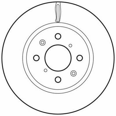 Jurid/Bendix 562694JC Front brake disc ventilated 562694JC